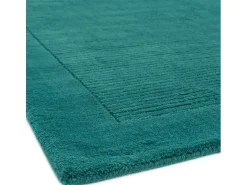 Alfombra De Salón-Alfombra moderna, tejida a mano 100% lana - 120x170cm - azulado - York Verde