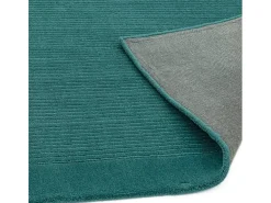 Alfombra De Salón-Alfombra moderna, tejida a mano 100% lana - 120x170cm - azulado - York Verde