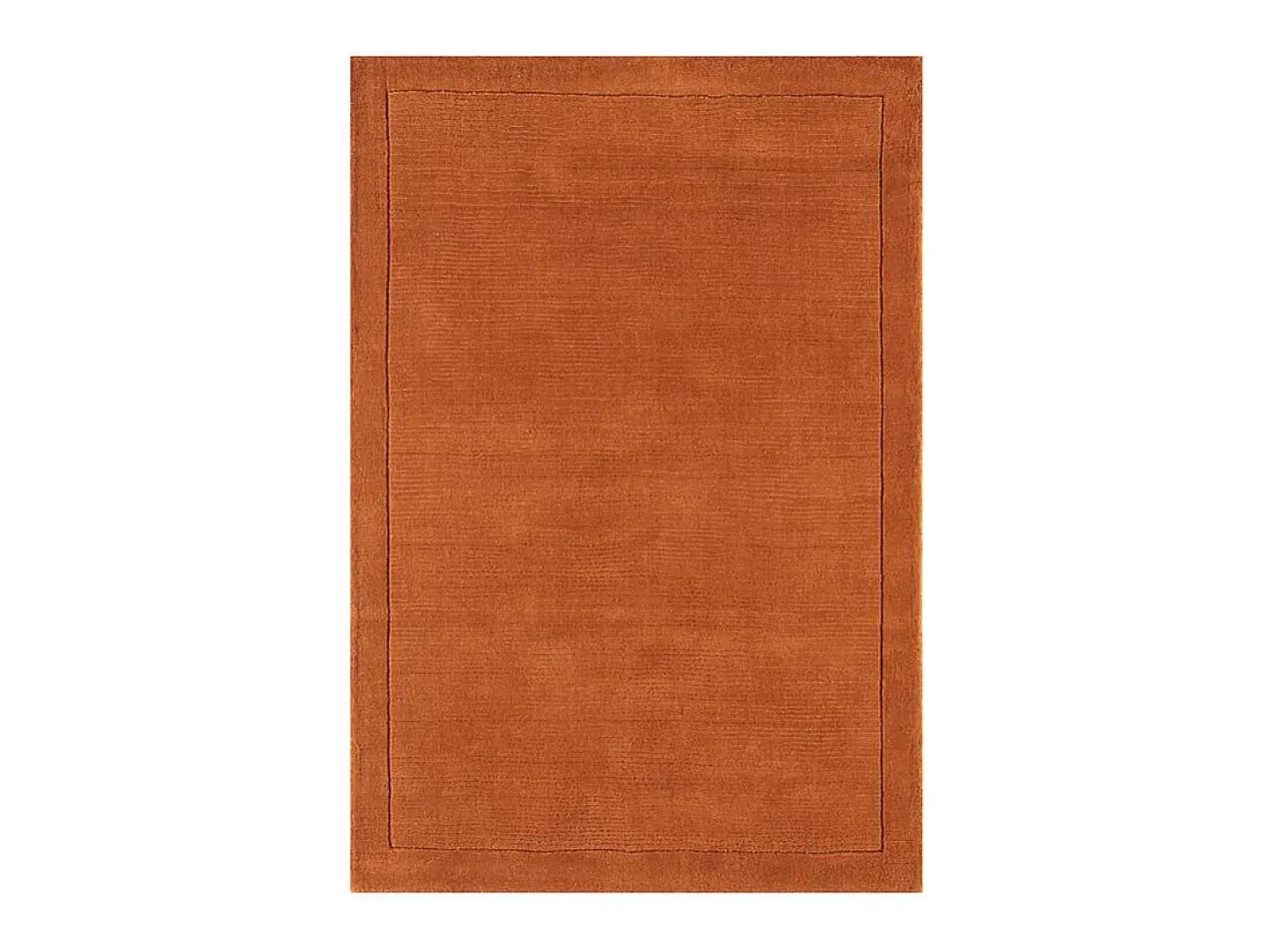 Alfombra De Salón-Alfombra moderna, tejida a mano 100% lana - 120x170cm - - York Naranja