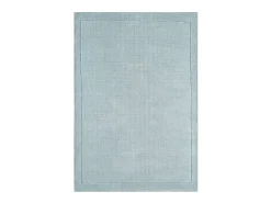 Clearance Alfombra moderna, tejida a mano 100% lana - 120x170cm - claro - York Azul