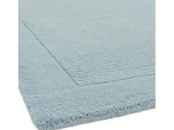 Clearance Alfombra moderna, tejida a mano 100% lana - 120x170cm - claro - York Azul