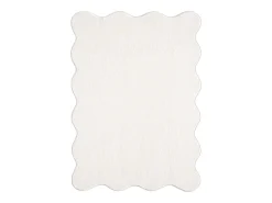 the carpet Alfombra moderno antideslizante lavable, crema, 160 x 220 cm Blanco Discount