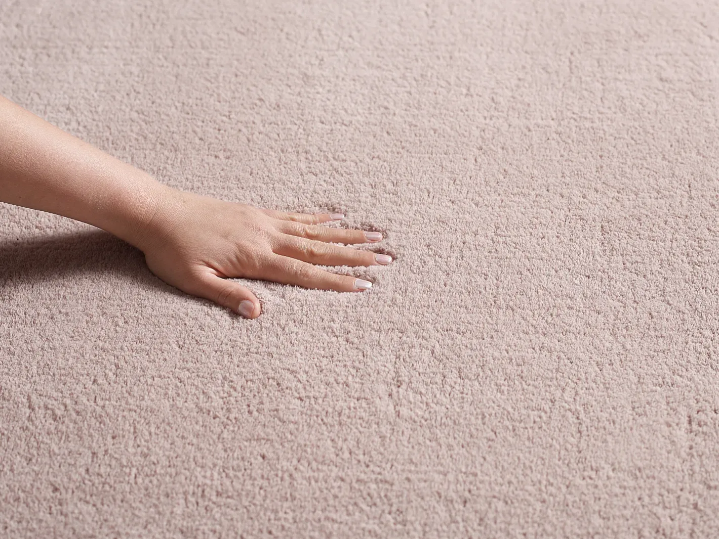 the carpet Alfombra moderno antideslizante lavable, , 140 x 200 cm Rosa