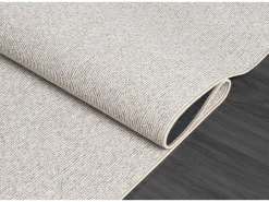 the carpet Alfombra Natal moderna uni, antimanchas, , 80 cm redondo Beige Online