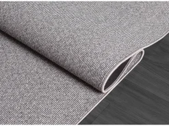 the carpet Alfombra De Salón|Alfombra Redonda-Alfombra Natal moderna uni, antimanchas, , 80 cm redondo Gris