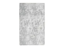 Alfombra De Cocina-Alfombra NAVARRA Shaggy Plata 60x100 cm Gris
