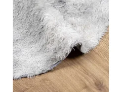 New Alfombra NAVARRA Shaggy Plata 240x240 cm Gris