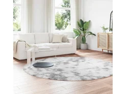New Alfombra NAVARRA Shaggy Plata 240x240 cm Gris