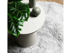 New Alfombra NAVARRA Shaggy Plata 240x240 cm Gris