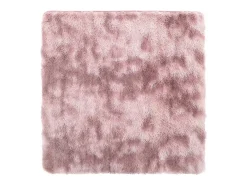 Alfombra NAVARRA Shaggy Empolvado 200x200 cm Rosa Discount