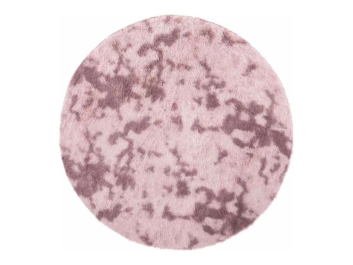 Alfombra NAVARRA Shaggy Empolvado 200x200 cm Rosa New