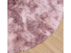 Alfombra NAVARRA Shaggy Empolvado 200x200 cm Rosa New