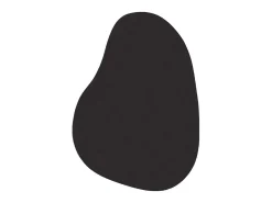 Alfombra De Cocina-Alfombra negra 160 x 230 cm Poliéster Negro
