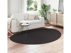 Discount Alfombra negra 160 x 230 cm Poliéster Negro