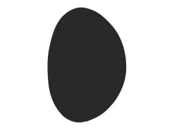 Discount Alfombra negra 160 x 230 cm Poliéster Negro