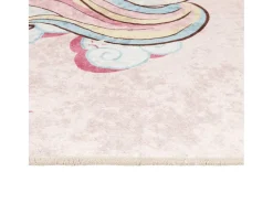 Best Clicnbuy Alfombra niños lavable antideslizante unicornio 160x230 cm Rosa