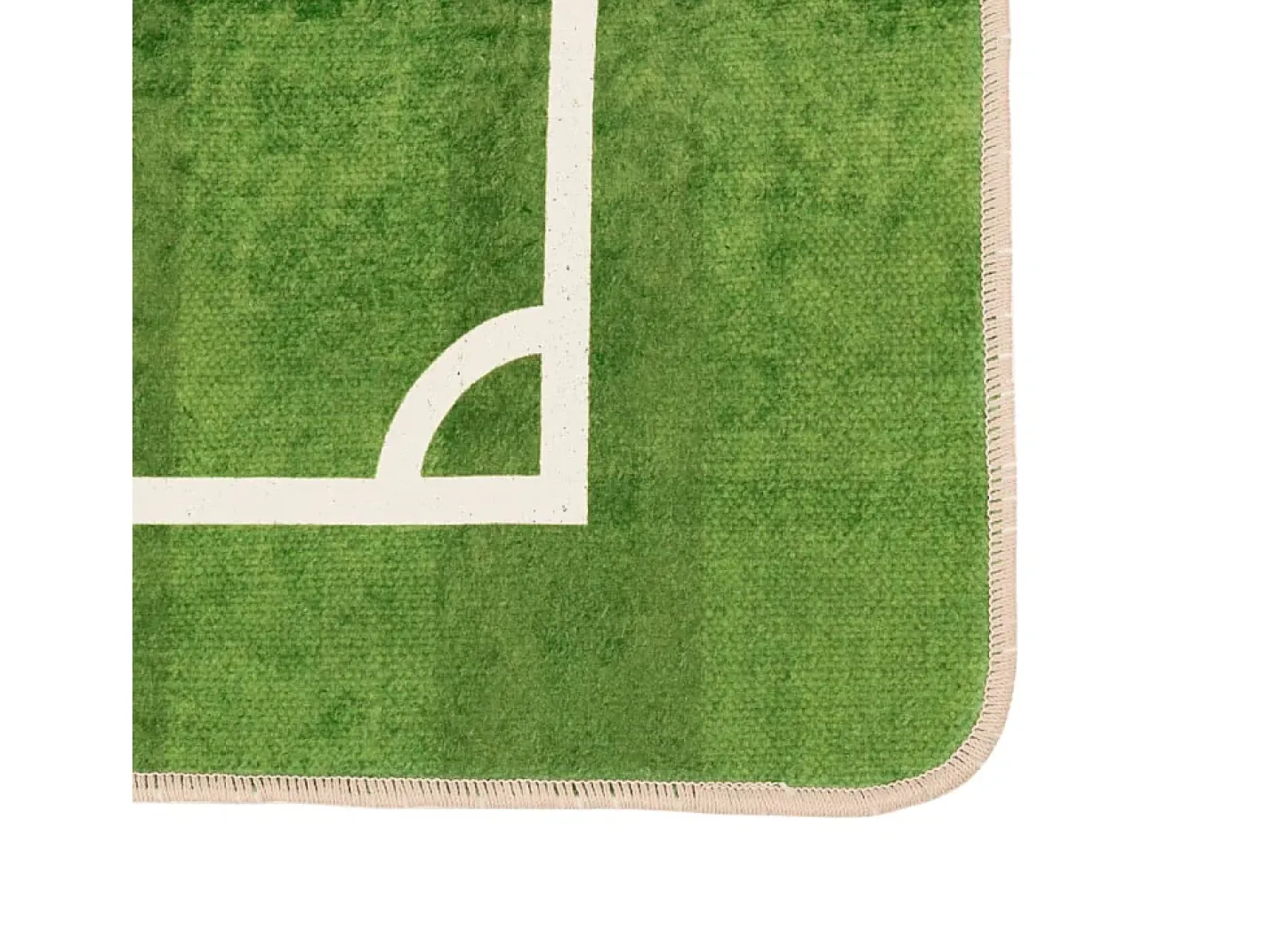 Alfombra De Salón-Alfombra niños lavable antideslizante campo fútbol 160x230 cm ES964080 Verde