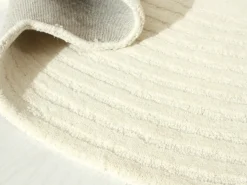 OZAIA Alfombra orgánica 100% lana tejida a mano, 160 x 230 cm, , 2100g/m², VELIMA Marfil Outlet