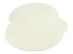 OZAIA Alfombra orgánica 100% lana tejida a mano, 160 x 230 cm, , 2100g/m², VELIMA Marfil Outlet