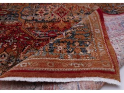 Alfombra De Salón-Alfombra oriental tejida de lana 200x290 cm Multi Saharna Rojo
