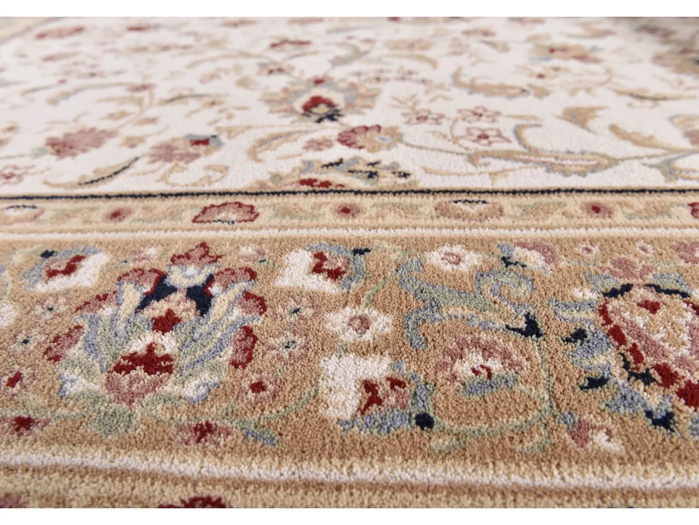 Hot Alfombra oriental tejida con ribete 160x230 cm Dolna Beige