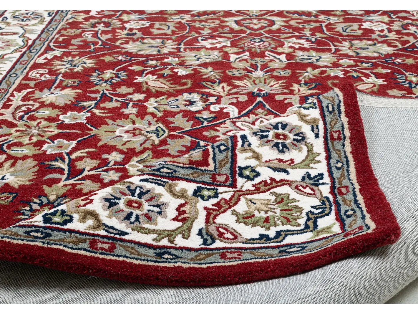 Alfombra oriental tejida a mano con lana 140x200 cm Royal Orient Rojo Best