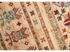 Alfombra De Salón-Alfombra oriental tejida de lana 300x380 cm Saharna Beige