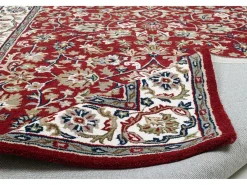 Alfombra De Salón-Alfombra oriental tejida a mano con lana 40x60 cm Royal Orient Rojo