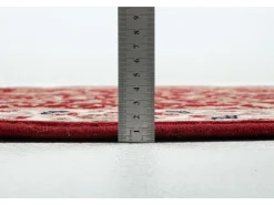 Alfombra De Salón|Alfombra Redonda-Alfombra oriental tejida con ribete 240x240 cm Dolna Rojo