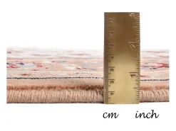 Sale Alfombra oriental tejida con ribete 240x340 cm Dolna Beige