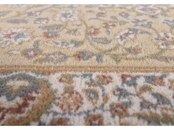 Alfombra oriental tejida con ribete 133x190 cm Arena Dolna Gris antracita Hot