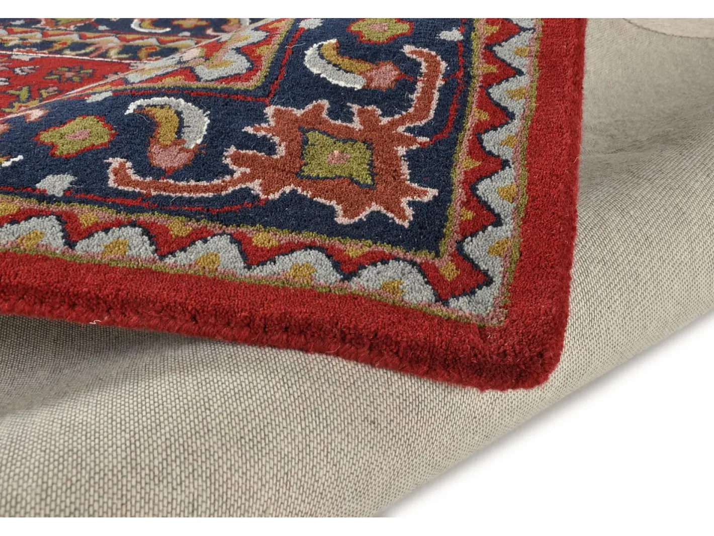 Alfombra oriental tejida a mano con lana 250x300 cm Royal Orient Rojo Sale