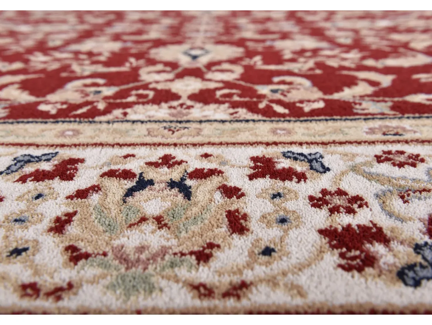Alfombra oriental tejida con ribete 133x190 cm Dolna Rojo Clearance