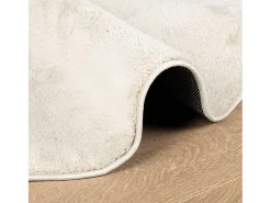 Alfombra De Cocina|Alfombra Redonda-Alfombra OVIEDO de pelo corto Ø 160 cm Beige