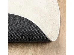 Alfombra De Cocina|Alfombra Redonda-Alfombra OVIEDO de pelo corto Ø 160 cm Beige