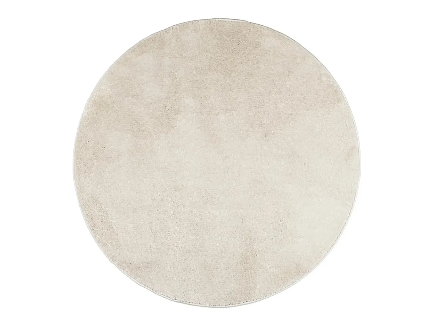 Alfombra De Cocina|Alfombra Redonda-Alfombra OVIEDO de pelo corto Ø 160 cm Beige