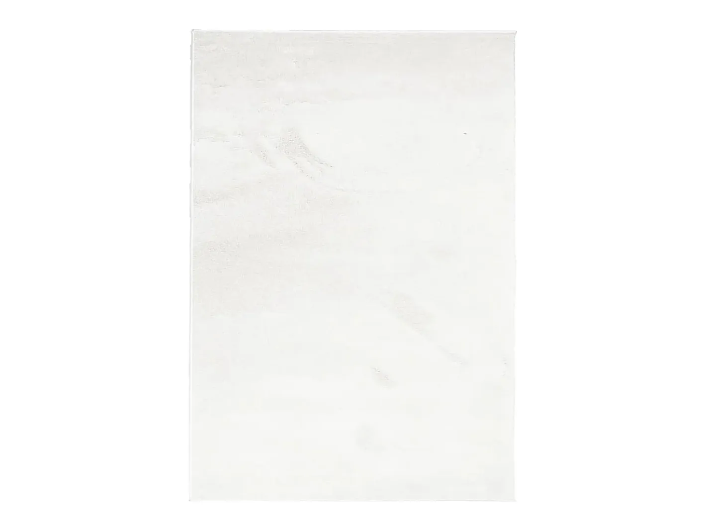 Alfombra OVIEDO de pelo corto color crema 140x200 cm Blanco Hot