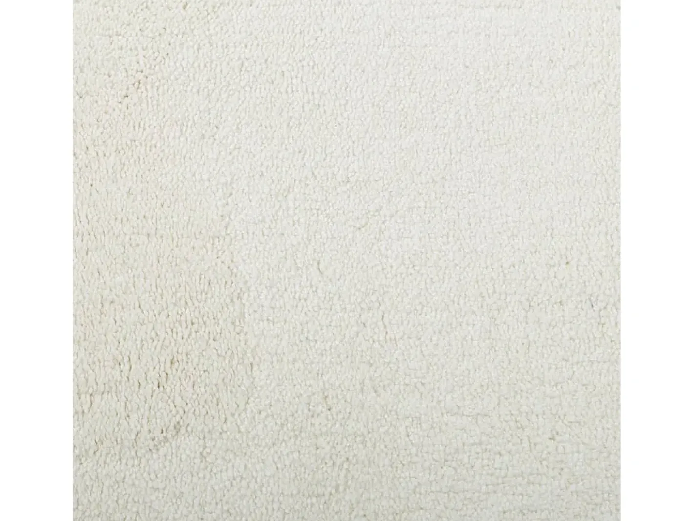 Alfombra OVIEDO de pelo corto color crema Ø 200 cm Blanco Sale