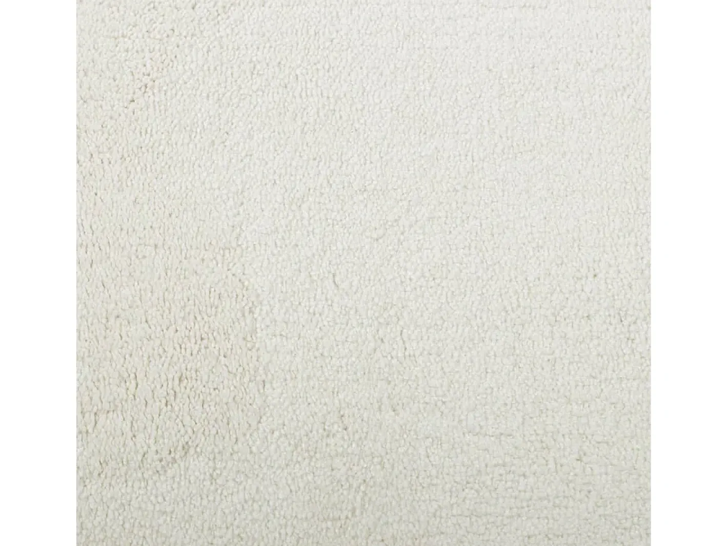 Alfombra De Cocina|Alfombra Redonda-Alfombra OVIEDO de pelo corto color crema Ø 160 cm Blanco