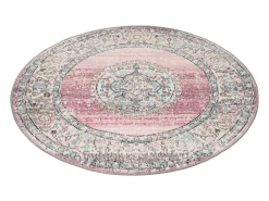 Sale the carpet Alfombra Palma Exterior Oriental, , 120 cm, redondo Rosa