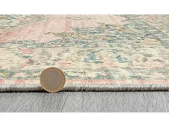 Sale the carpet Alfombra Palma Exterior Oriental, , 120 cm, redondo Rosa