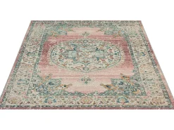 Sale the carpet Alfombra Palma Exterior Oriental, , 120 cm, redondo Rosa