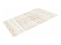 Clearance Alfombra para Salón SucceBuy, 1,8 x 2,7 m, Alfombra Grande para Dormitorio Lavable y Antideslizante, Suave y Cómoda, Estilo Moderno, para Dormitorio, Beige