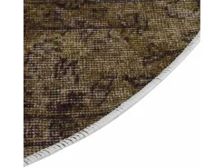 Alfombra De Cocina|Alfombra Redonda-Alfombra patchwork antideslizante lavable φ120 cm Multicolor