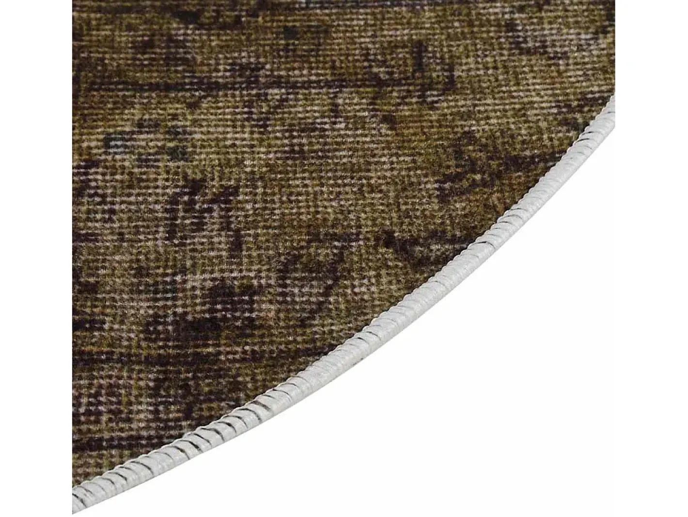 Alfombra De Cocina|Alfombra Redonda-Alfombra patchwork antideslizante lavable φ120 cm Multicolor