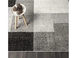 the carpet Alfombra Pearl Salón morno Geométrico, , 80 x 140 cm Gris Discount