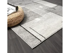 Discount the carpet Alfombra Pearl Salón morno Pelo corto, , 80 x 140 cm Gris