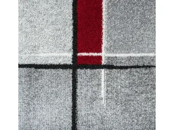 the carpet Alfombra Pearl Salón morno Pelo corto, Rojo, 240 x 330 cm Gris New