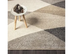 the carpet Alfombra Pearl Salón morno Corte contorno, , 160 x 220 cm Beige