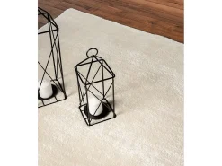 Clearance the carpet Alfombra pelo corto lavable antideslizante - - 120 cm Redondo - RELAX Beige
